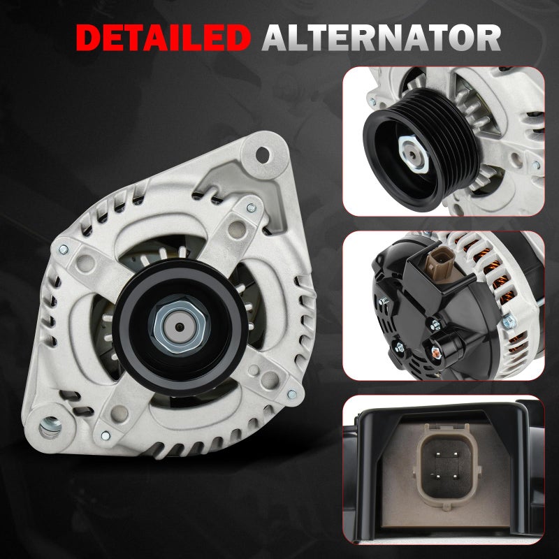 ASTOU مولد ASTOU مستقر عالي الإخراج مناسب L4 2.4L لـ 2008-2012 لـ Honda for Accord أو 2009-2014 لـ Acura لـ TSX طقم إعادة بناء المولد استبدال 11390 - Image 3